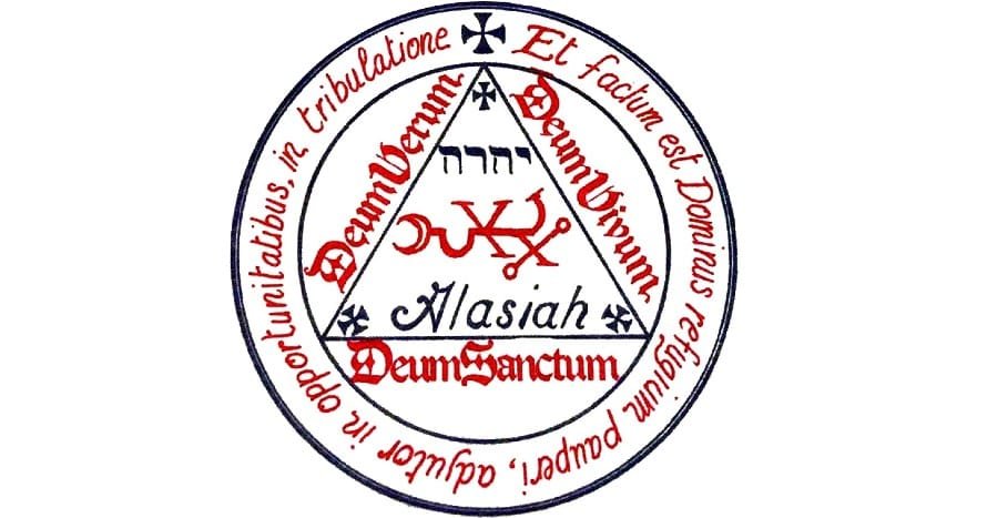 Talismano Rosa + Croce N. 4: Angelo ALASIAH