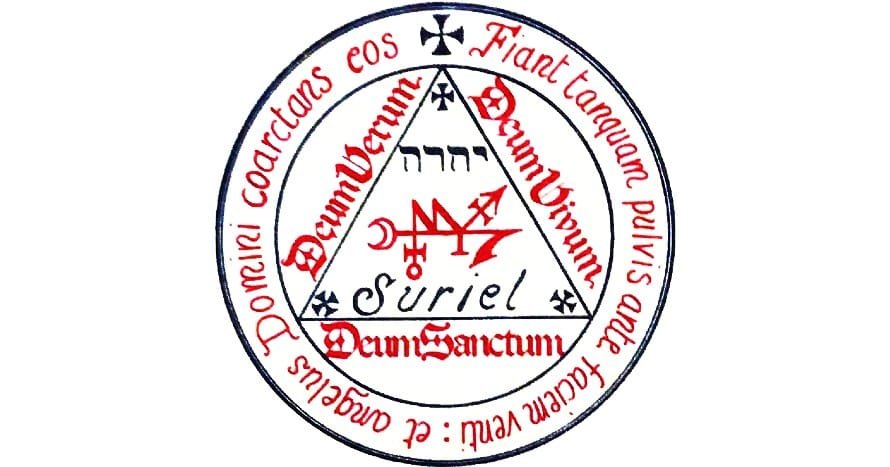 Talismano Rosa + Croce N. 30: Angelo SURIEL